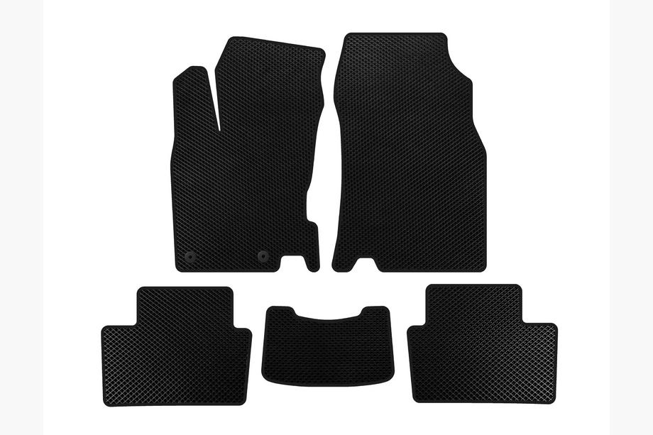 Renault Kadjar 2015-2022 EVA Floor Mats (2015-2018, Black) Image