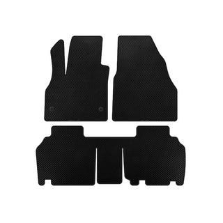 EVA Floor Mats (2 Rows, 5-Door/7-Seater, Black) Renault Kangoo 2008–2020