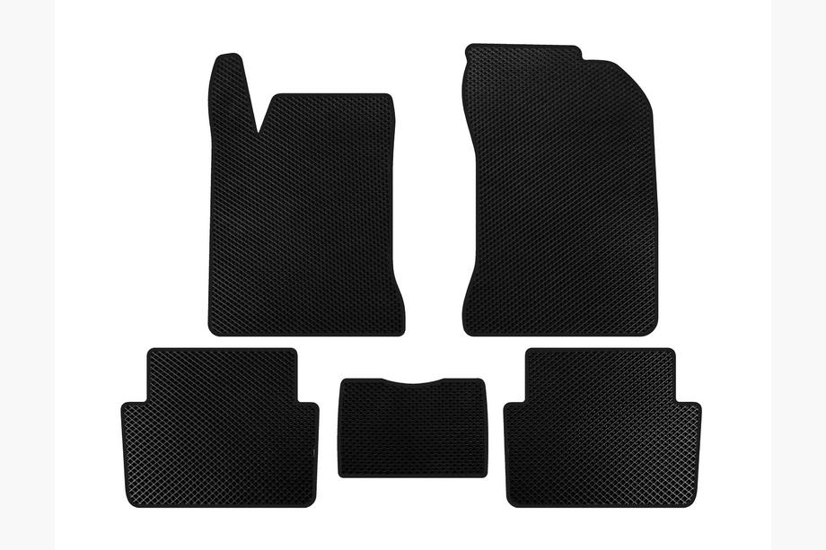 Renault Laguna 2001-2007 EVA Floor Mats (SW, Black) Image