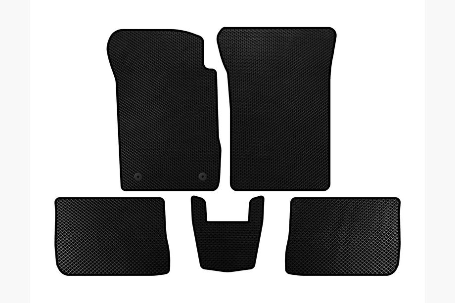 Renault Symbol 2008-2013 EVA Floor Mats (SD, Black) Image