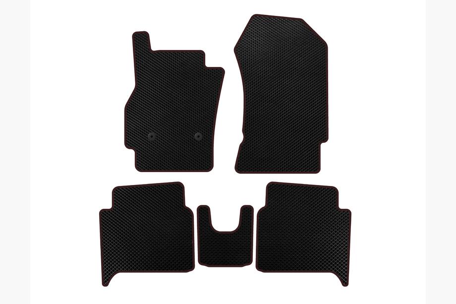 Renault Zoe 2012-2019 EVA Floor Mats (HB, Black) Image