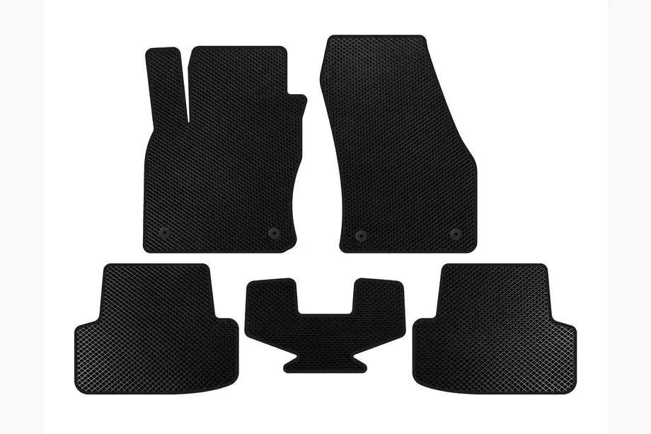 Seat Ateca 2016- EVA Floor Mats (Black) Image