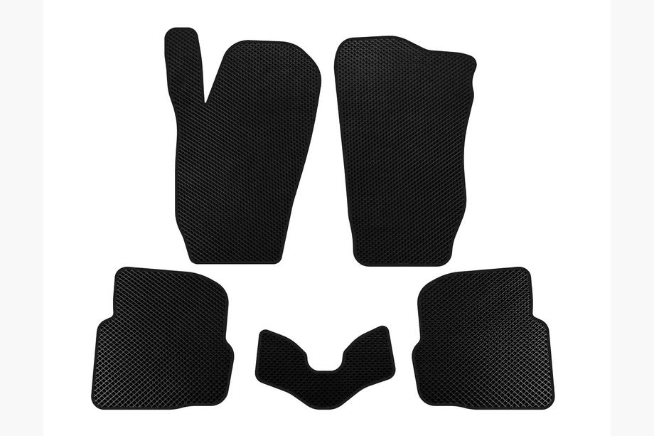 Seat Cordoba 2000-2009 EVA Floor Mats (SD, Black) Image