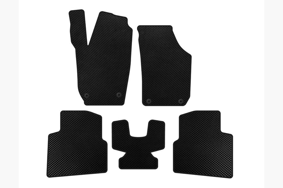 Skoda Roomster 2006-2015 EVA Floor Mats (Black) Image