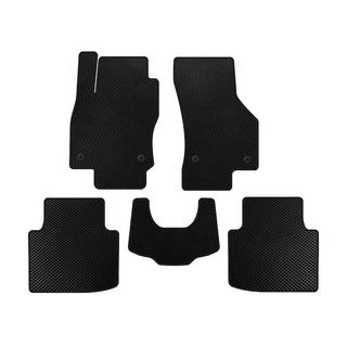 EVA Floor Mats (with Paw, Black)
