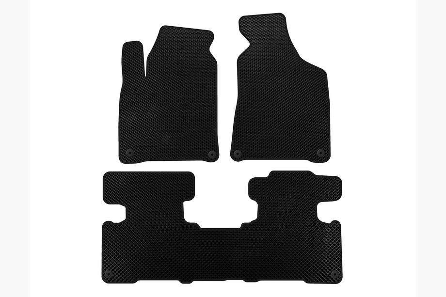 SsangYong Korando 2010-2019 EVA Floor Mats (2010-2016, Black) Image