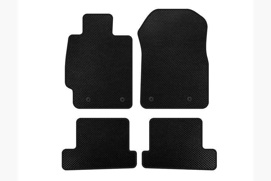 Subaru BRZ 2012-2021 EVA Floor Mats (Coupe, Black) Image
