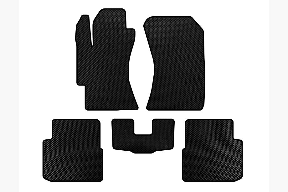 Subaru Impreza 2007-2011 EVA Floor Mats (HB, Black) Image