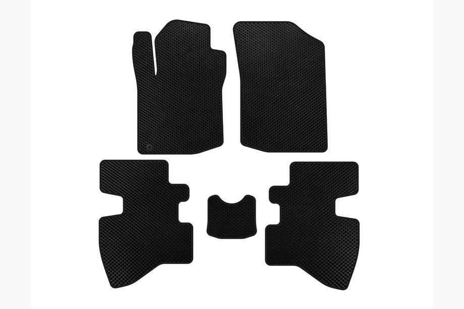 Toyota Aygo 2007-2014 EVA Floor Mats (2007-2009, HB, 3-Door, Black) Photo 1
