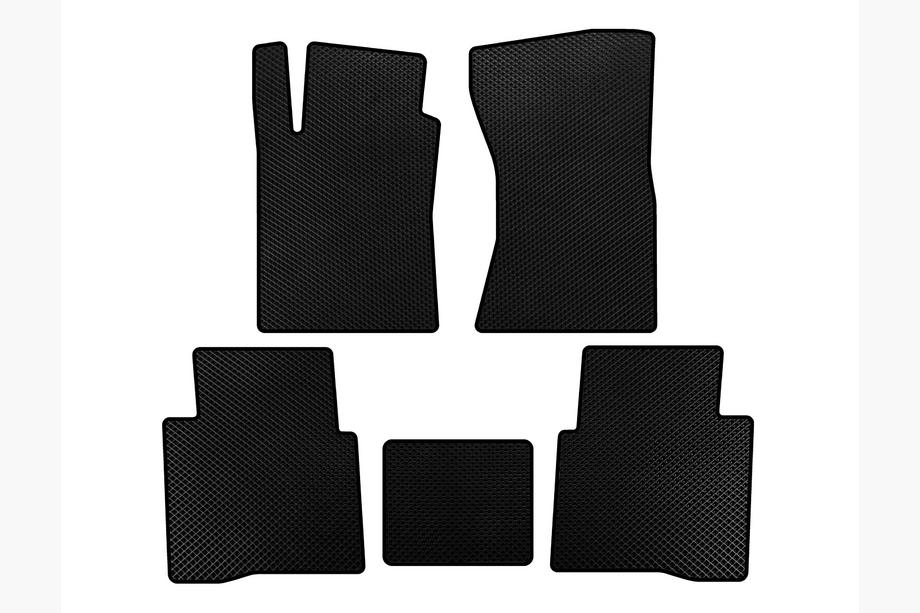 Toyota Fortuner 2006-2015 EVA Floor Mats (Black) Image