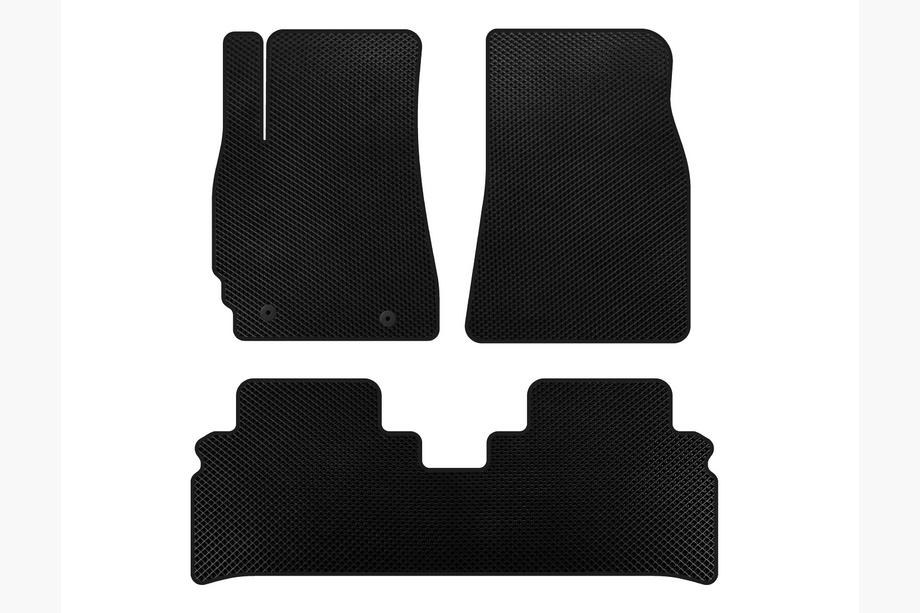 Toyota Highlander 2000-2008 EVA Floor Mats (black) Image