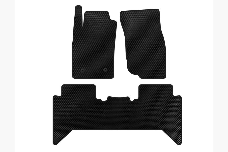 Toyota Hilux 2006-2015 EVA Floor Mats V2 (black) Image