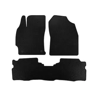 EVA Floor Mats (LB, Hybrid, Black)