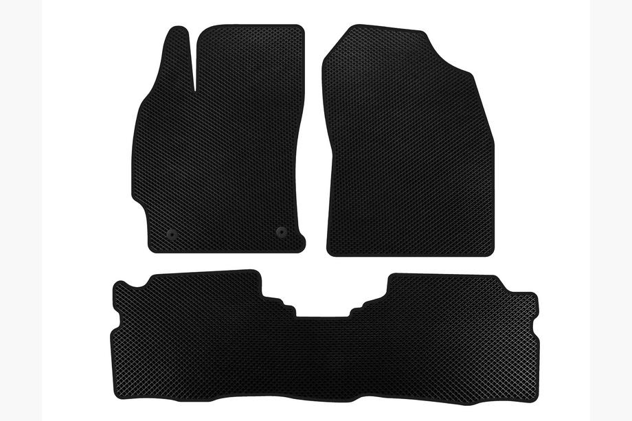 Toyota Prius 2015-2022 EVA Floor Mats (LB, Hybrid, Black) Image
