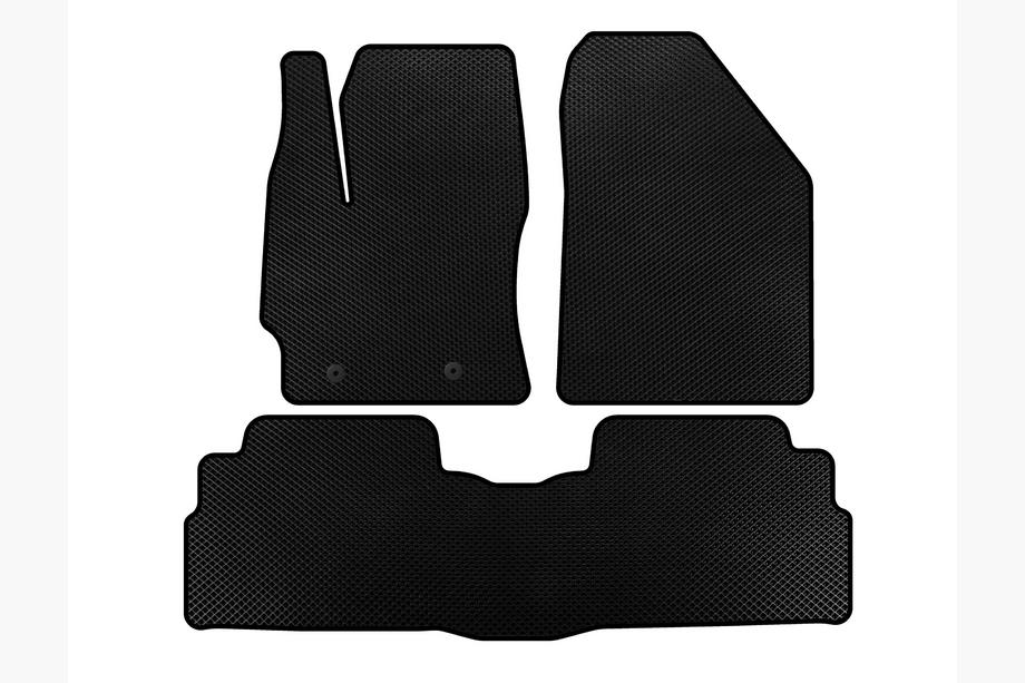 Toyota Verso 2009–2018 EVA Floor Mats (2 Rows, 7-Seater, Black) Image