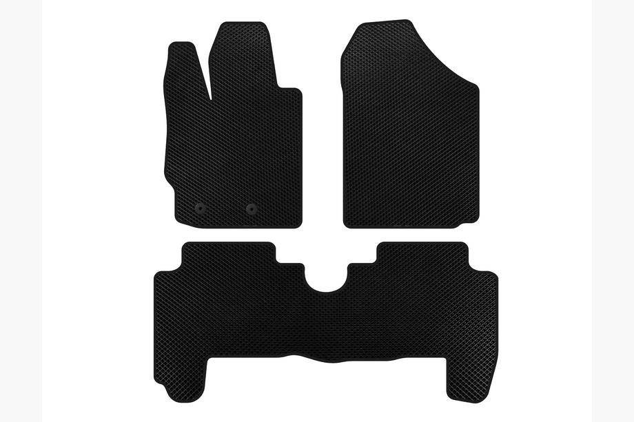 Toyota Yaris 2006-2011 EVA Floor Mats (HB, 5-Door, Black) Image