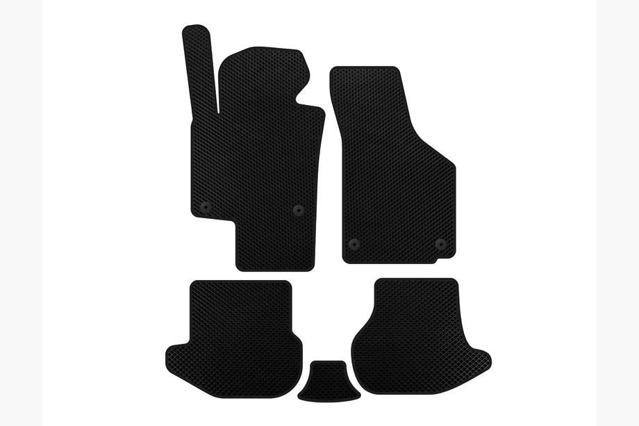 Volkswagen EOS 2006-2011 EVA Floor Mats (black) Image