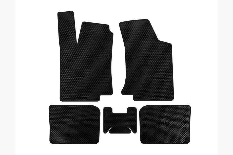 Volkswagen Golf 3 1991-2001 EVA Floor Mats (HB, 3-Door, Black) Image
