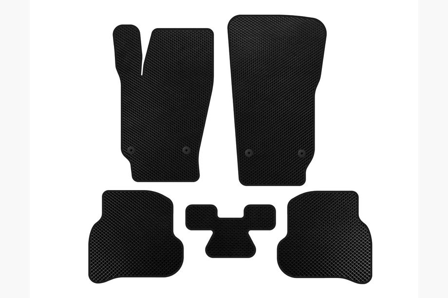 Volkswagen Polo 2010-2017 EVA Floor Mats (HB, 3/5-Door, Black) Photo 1