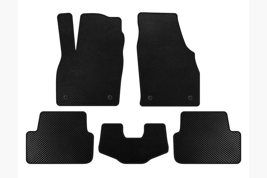 Volkswagen Polo 2017- EVA Floor Mats (HB, Black) Photo 1