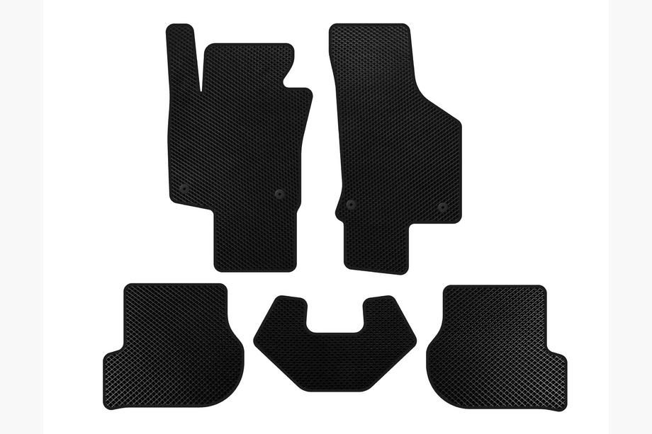 Volkswagen Scirocco 2008-2017 EVA Floor Mats (HB, 3-Door, Black) Image