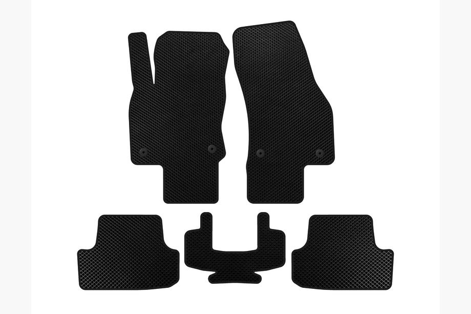Volkswagen T-Roc 2017-2025 EVA Floor Mats (5-Door, Black) Image