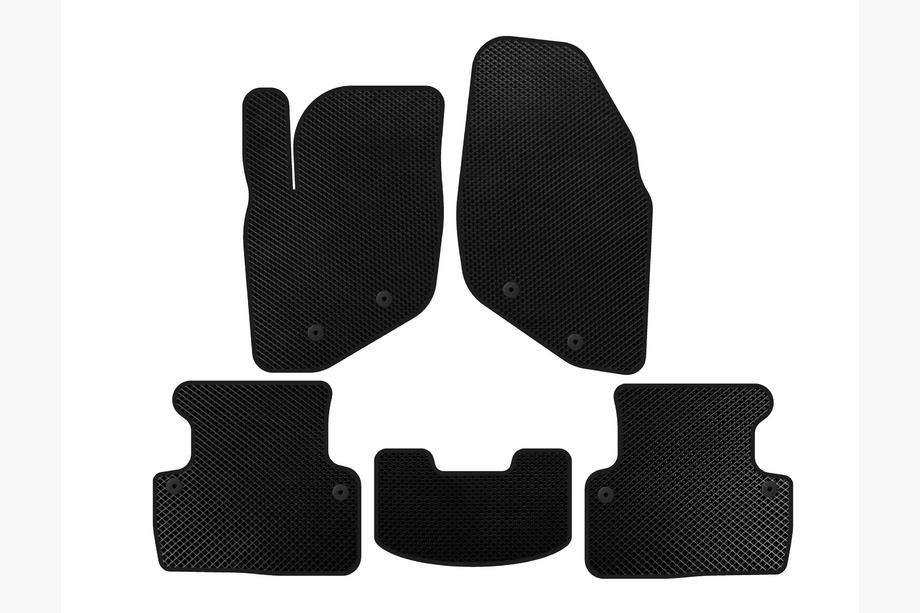 Volvo V70 2000-2007 EVA Floor Mats (black) Image