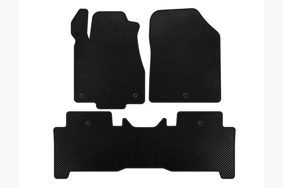 Acura MDX 2007-2013 EVA Floor Mats (2 Rows, Black) Image