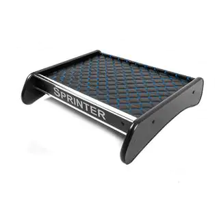 Dashboard Shelf (Black with Blue Stitching) photo 2