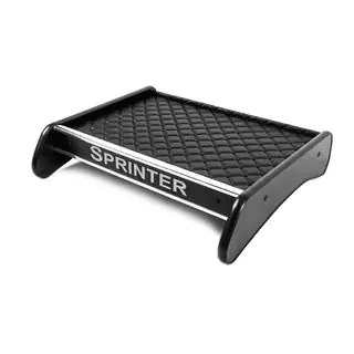 Dashboard Shelf (Black with Black Stitching) photo 3