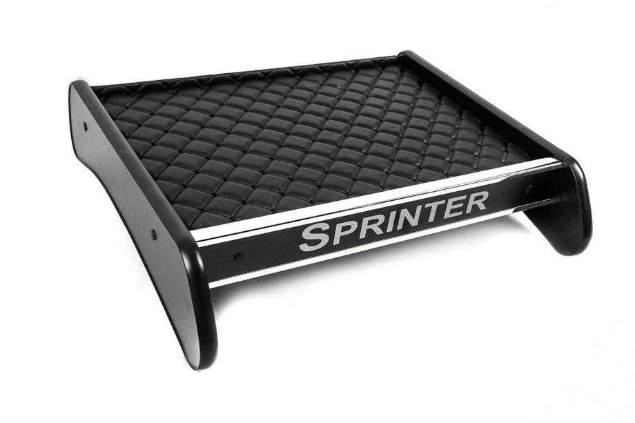 Mercedes Sprinter W907/W910 2018- Dashboard Shelf (Black with Black Stitching) Photo 1