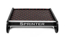 Mercedes Sprinter W907/W910 2018- Dashboard Shelf (Black with Red Stitching) photo 2