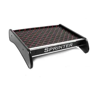 Dashboard Shelf (Black with Red Stitching) photo 1