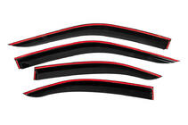 Opel Mokka 2021- Window deflectors with chrome trim (4 pcs, Niken) photo 4