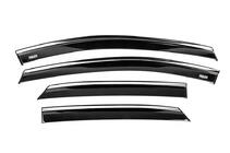 Ford Puma 2019- Window Deflectors with Chrome Trim (2024+, 4 pcs, Niken) photo 1