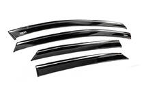 Ford Puma 2019- Window Deflectors with Chrome Trim (2024+, 4 pcs, Niken) photo 3