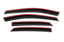 Ford Puma 2019- Window Deflectors with Chrome Trim (2024+, 4 pcs, Niken) photo 4