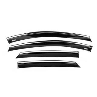 Window Deflectors with Chrome Trim (2024+, 4 pcs, Niken) photo 1