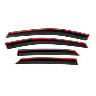 Window Deflectors with Chrome Trim (2024+, 4 pcs, Niken) photo 4