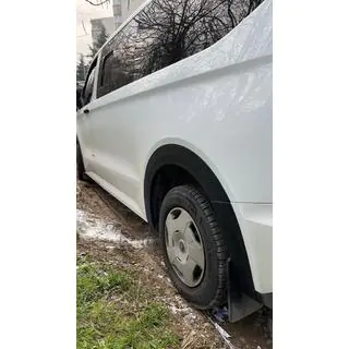 Wide fender flares (4 pcs, black) photo 1