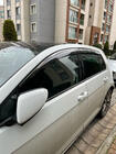 Volkswagen Golf 6 2008-2014 Window Deflectors with Chrome Trim HB (4 pcs, Sunplex Steinless) photo 2