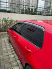 Volkswagen Golf 6 2008-2014 Window Deflectors with Chrome Trim HB (4 pcs, Sunplex Steinless) photo 1