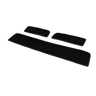 Premium Textile Floor Mats with Door Sill Coverage (3 pcs, black) photo 2