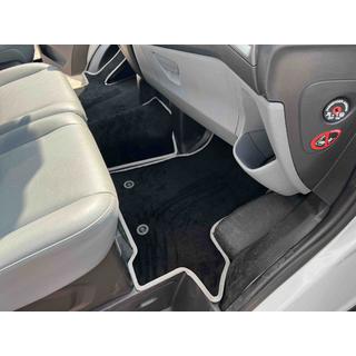 Textile Floor Mats Premium (Front, Black) Ford Custom 2013-2022 photo 1