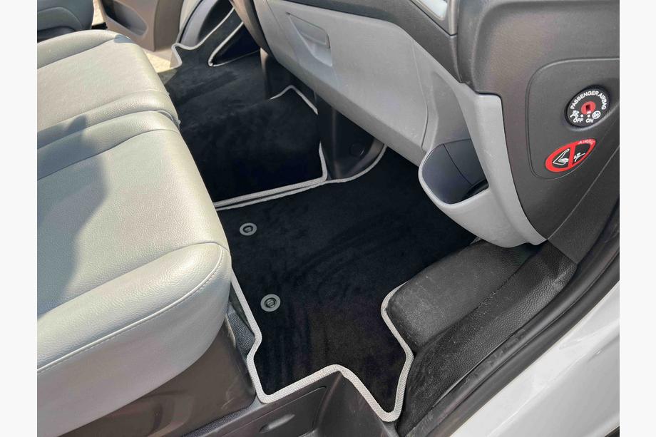 Ford Custom 2013-2022 Textile Floor Mats Premium (Front, Black) Image