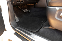Toyota Land Cruiser 200 2007-2021 Textile Floor Mats Premium V-2 (2012-2021, Black) photo 9
