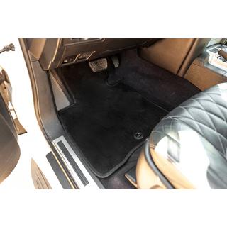 Textile Floor Mats Premium V-2 (2012-2021, Black) Toyota Land Cruiser 200 2007-2021 photo 1