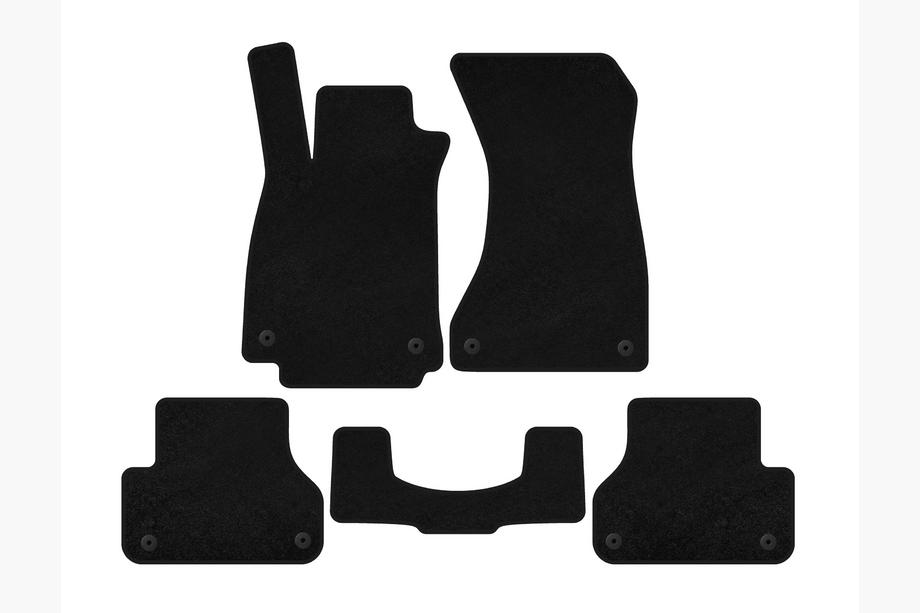 Audi A5 2016-2025 Premium V1 textile floor mats (Sedan, black) Image