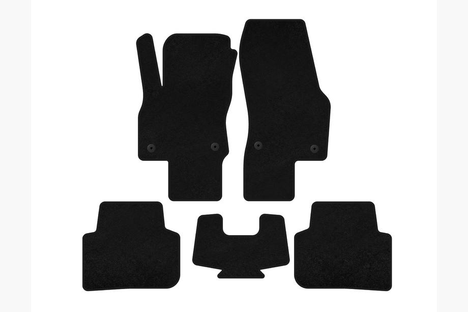 Audi Q3 2019–2025 Textile Floor Mats Premium (Black) Image