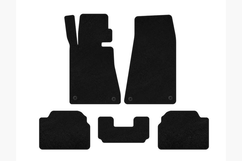 BMW 5 Series E34 1988-1995 Textile Floor Mats Premium (SD, Black) Photo 1